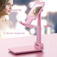 ที่วางโทรศัพท์-Folding-desktop-phone-stand-สีชมพู-