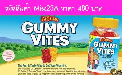 วิตามินรวมเด็ก Gummy Vites 70 ตัว เล็ก(USA)