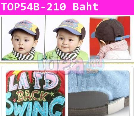 หมวกแก็ป LAID BACK SWING ปีกฟ้าอมม่วง