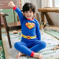 ชุดนอนเด็ก-ลาย-Super-Hero-สีน้ำเงิน