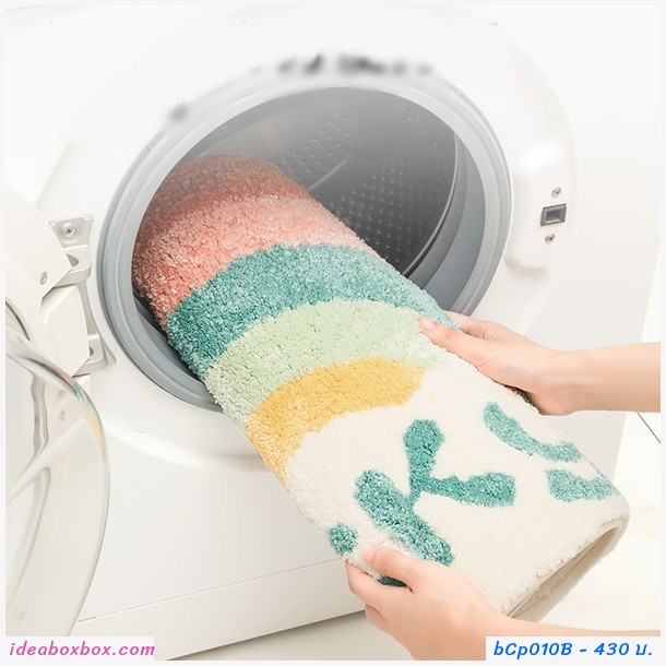 พรมเช็ดเท้า Microfiber ลายพระอาทิตย์ Nice