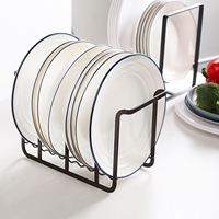 ที่วางจานชาม-Dish-Rack-Tableware-สีน้ำตาล