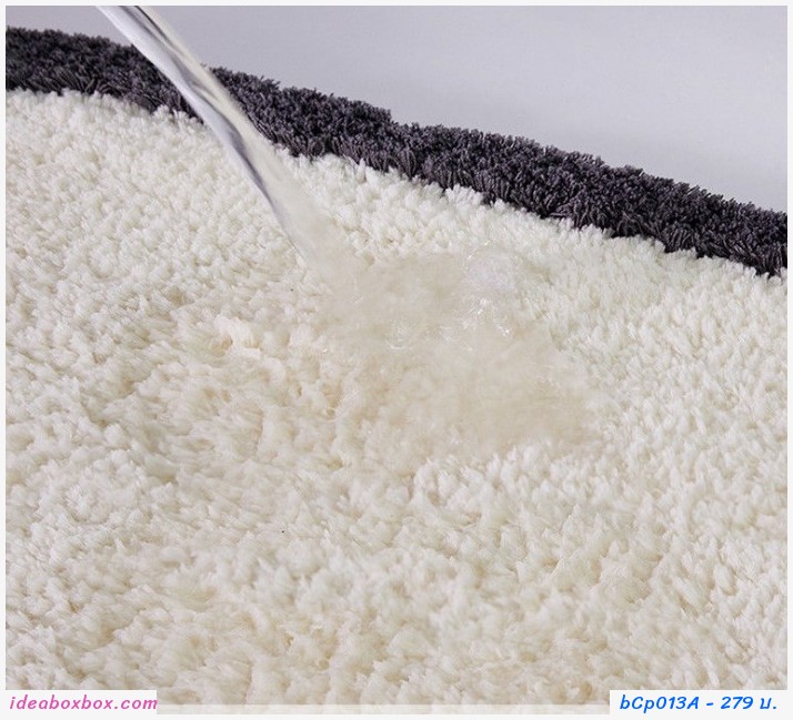 พรมเช็ดเท้า non-slip carpet ลาย ดอกไม้สีม่วง
