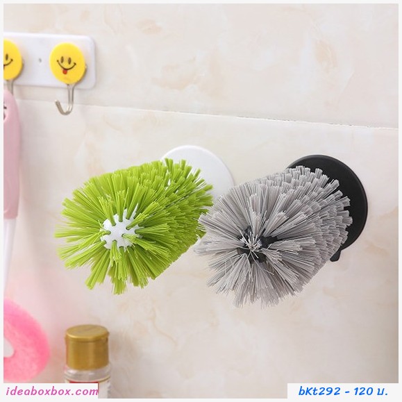 แปรงล้างแก้ว Brush up silicone suction cup