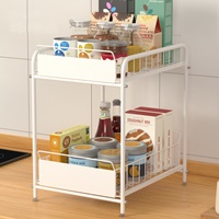 ชั้นวาง-Kitchen-Sink-Shelf-บนเคาเตอร์-หรือ-ใต้เคาเตอร์-สีขาว