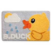 พรมเช็ดเท้า-Microfiber-ลายหน้า-B-Duck-ลาย-E