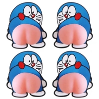 สติกเกอร์ซิลิโคนกันกระแทก-3D-ลายโดเรม่อน-Doraemon(แพค-4-ชิ้น)