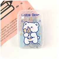 ชุดกรรไกรตัดเล็บครบเซต-7-ชิ้น-พร้อมกล่อง-พกพาง่าย-สีฟ้า-Litte-Bear