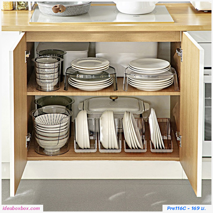 ที่จัดระเบียบจานชาม Bowl Storage Box Large แบบ C