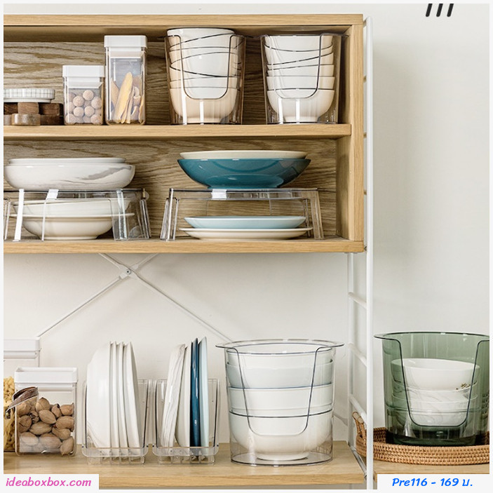 ที่จัดระเบียบจานชาม Bowl Storage Box Large แบบ C