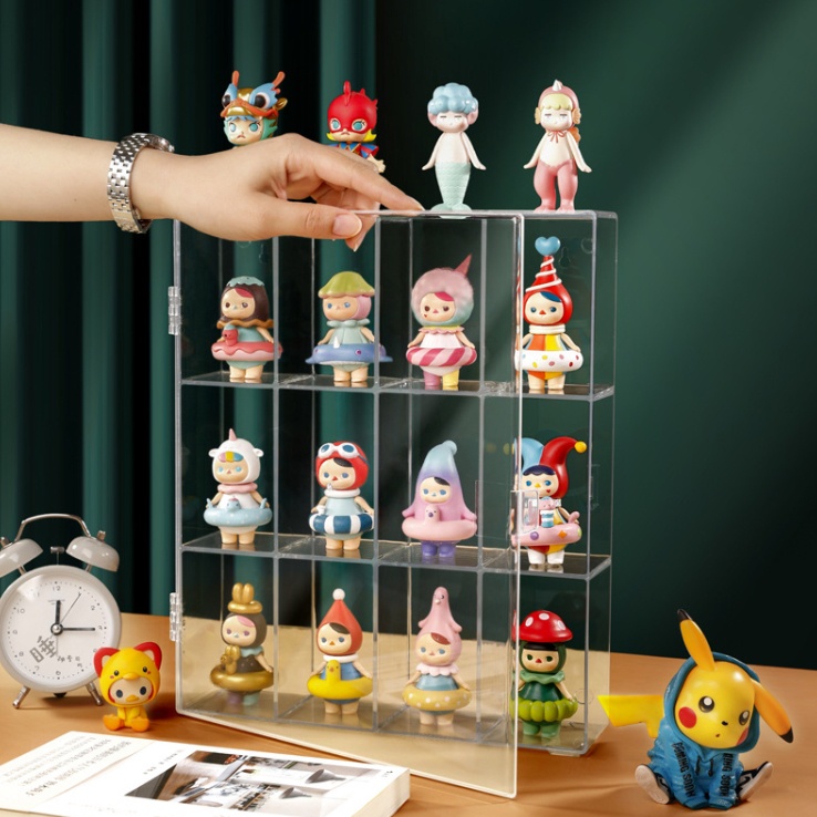 พรีออเดอร์ กล่องโชว์โมเดล Figure Storage Box Display 12 ช่อง