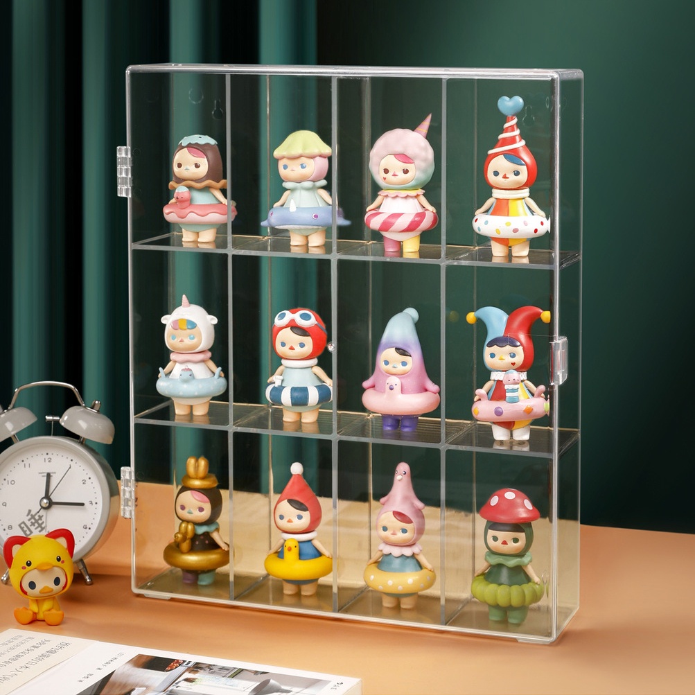 พรีออเดอร์ กล่องโชว์โมเดล Figure Storage Box Display 12 ช่อง