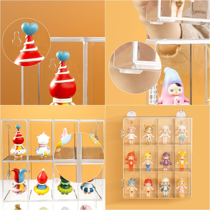 พรีออเดอร์ กล่องโชว์โมเดล Figure Storage Box Display 12 ช่อง