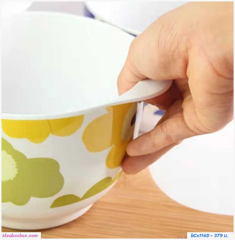 ชามผสม ตีไข่ อเนกประสงค์  marimekko 1500ml สีดำ