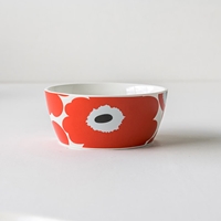 ชามเซรามิก-Poppy-bowl-Marimekko-สีส้ม
