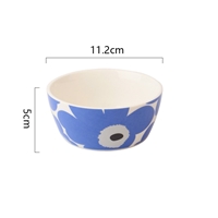 ชามเซรามิก-Poppy-bowl-Marimekko-สีน้ำเงิน
