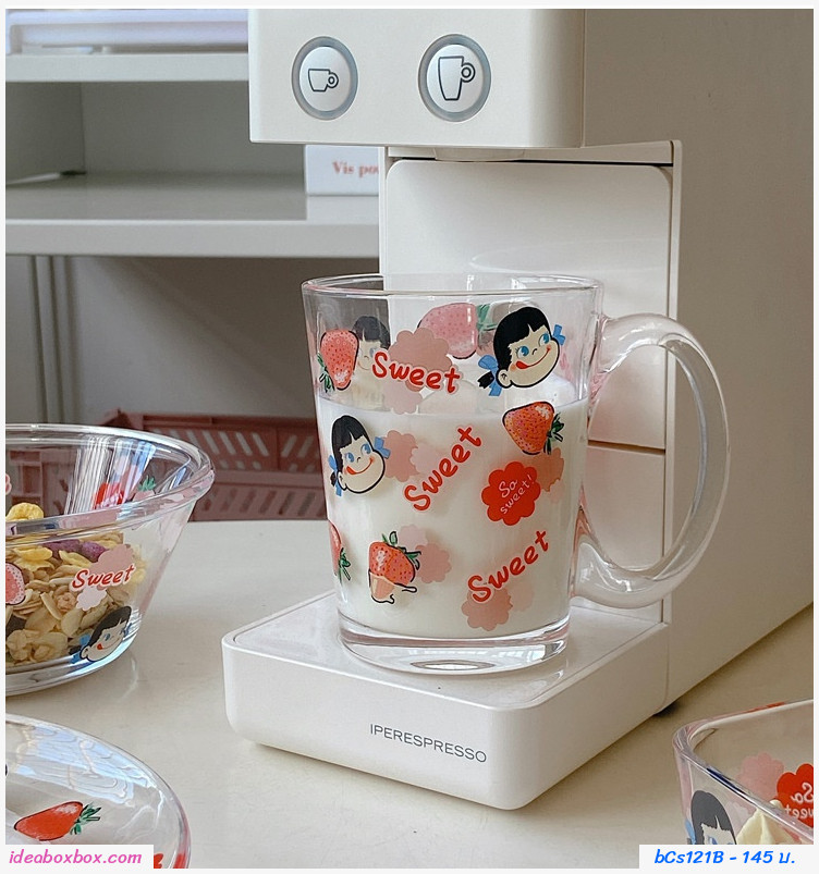ถ้วย round bowl  Japanese Fujiya Milky Peko 