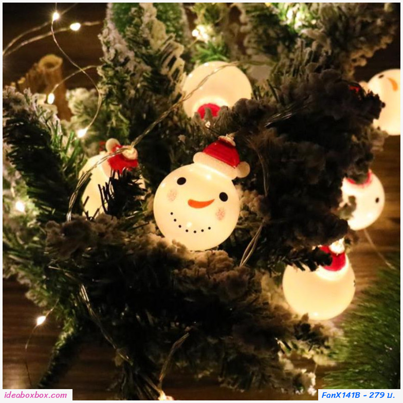 [พร้อมส่ง] ไฟตกแต่ง Christmas Decoration Xmas แบบ  Snowman