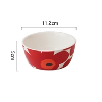 ชามเซรามิก-Poppy-bowl-Marimekko-สีแดง