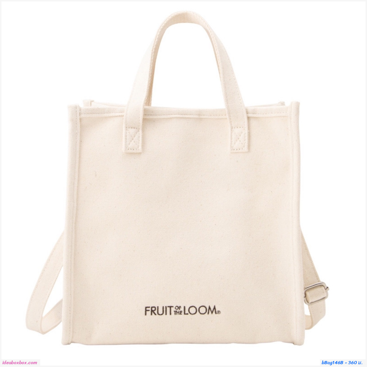 กระเป๋า Cherry Dog Crossbody Bag Japanese Snoopy แบบปัก สีครีม Off-White