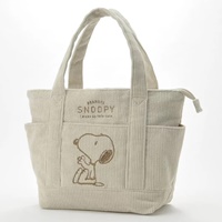 กระเป๋าผ้าลูกฟูก-Snoopy-Bag-สีครีม-Off-White