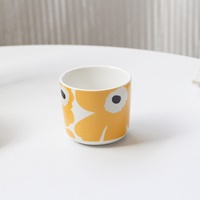 แก้วกาแฟ-ไม่มีหู-Handleless-Cup-Marimekko-สีเหลือง