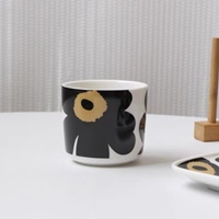 แก้วกาแฟ-ไม่มีหู-Handleless-Cup-Marimekko-สีดำ