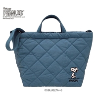 กระเป๋าแฟชั่น-Snoopy-Queen-Quilted-Messenger-Bag-สีฟ้า