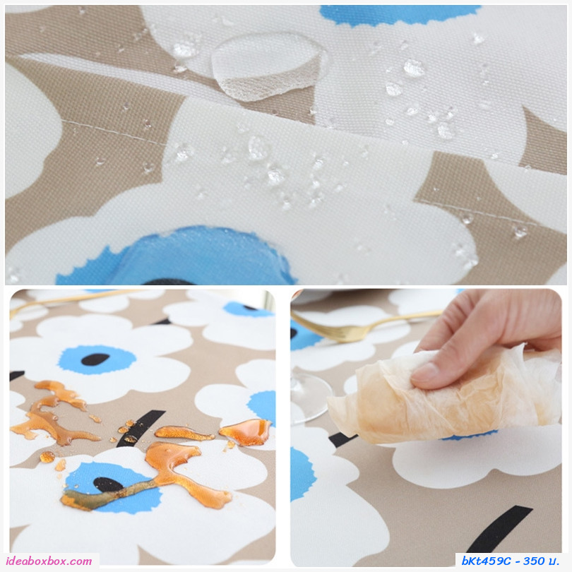 ผ้ากันเปื้อน เชฟทำอาหาร Marimekko แบบเชือกผูก สีเทา