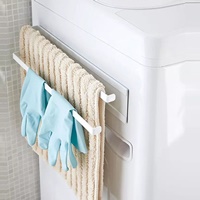 [พรีออเดอร์]-ตัวแขวนของ-แม่เหล็ก-Japanese-style-magnet-towel-rack-สีขาว