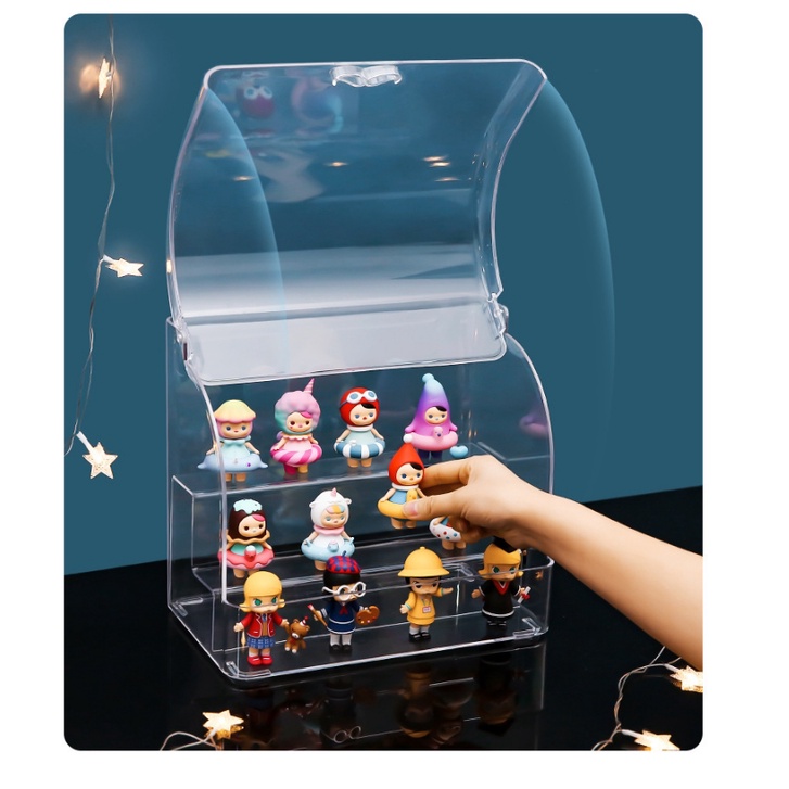 กล่องโชว์โมเดล Box Display Diamond Rotation แบบหมุนได้