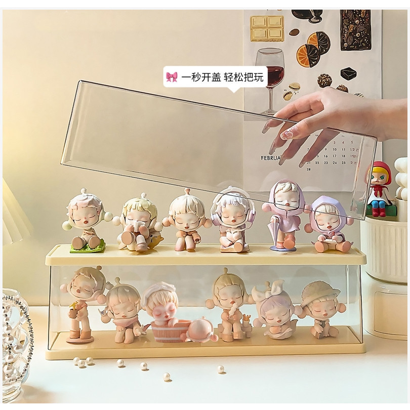 กล่องโชว์โมเดล ฟิกเกอร์ Blind box storage สีขาว