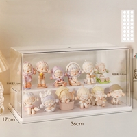 กล่องโชว์โมเดล_สแตนด์-transparent-figure-display-box-สีขาว