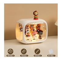 [พรีออเดอร์]-กล่องโชว์โมเดล-Space-capsule-light-strip-one-set--สีขาว