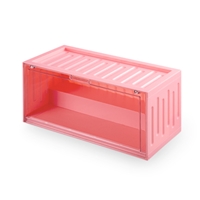 [พรีออเดอร์]-กล่องโชว์โมเดล-pop-mart-container-สีชมพู