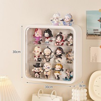 กล่องโมเดล-ติดผนังได้-Wall-Mounted-action-figure-box-สีขาว