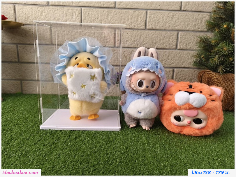 กล่องใส่ Labubu/Baby Three/Kimmon/Upset Duck ขนาด 20x15x10 ฐานใส