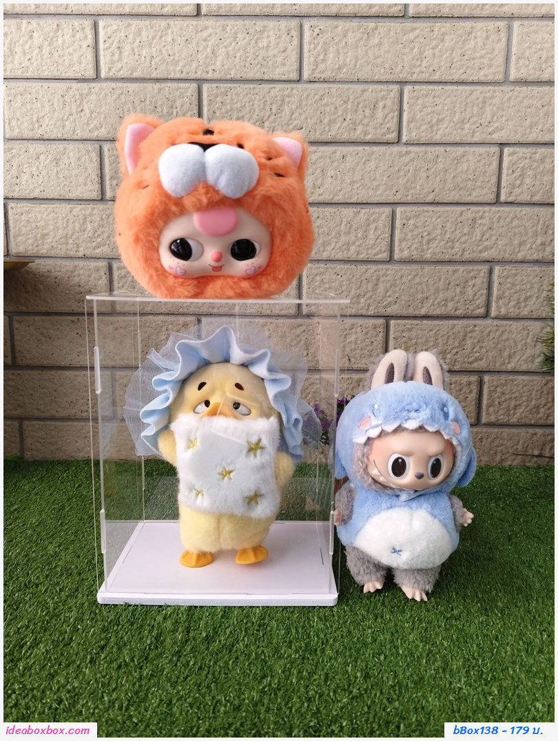 กล่องใส่ Labubu/Baby Three/Kimmon/Upset Duck ขนาด 20x15x10 ฐานใส
