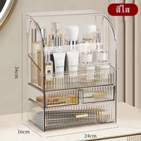 [พรีออเดอร์]กล่องลิ้นชักจัดระเบียบเก็บเครื่องสำอาง-Skincare-สีใส