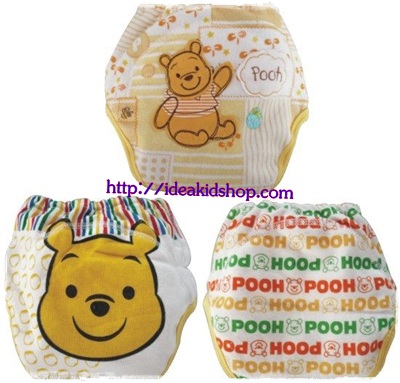 กางเกงซับฉี่-Disney-(แพค-3-ตัว)-Pooh-สีเหลือง