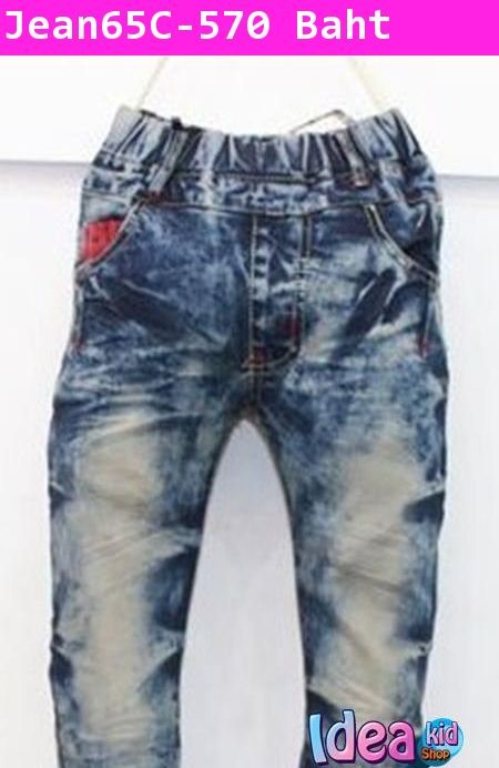 กางเกงยีนส์สีฟอก สุดจี๊ด Jeans High Surf