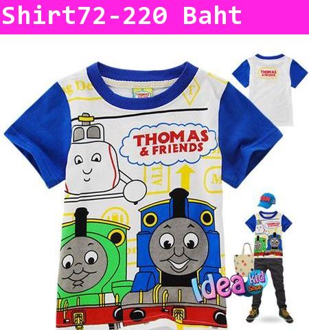 เสื้อยืด THOMAS&FRIENDS สีน้ำเงิน