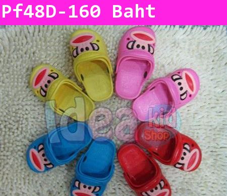 รองเท้ารัดส้น Paul Frank สีแดง