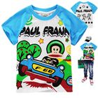 เสื้อยืด-PAUL-FRANK-จอมซิ่ง-สีฟ้า