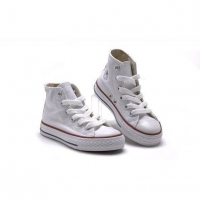 รองเท้าผ้าใบหุ้มข้อ-สไตล์-Converse-สีขาว