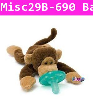 จุกหลอก ตุ๊กตา Wubbanub ลิงสีน้ำตาล(USA)