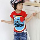 เสื้อยืด-JacKT-STRONG-สีแดง