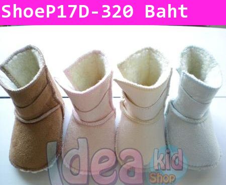 รองเท้าบูท Pre Walker Booties สีครีม