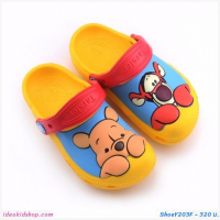 รองเท้าเด็กสไตล์-Crocs:Pooh-_-Tiger
