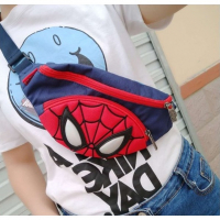 กระเป๋าคาดลายซุปเปอร์ฮีโรี่-กระเป๋าคาด-สำหรับคาดเอวหรือคาด-อกก็ได้-มีซิปเปิดปิด-ช่องสำหรับใส่ของทั้งหมด3ช่อง:Spiderman